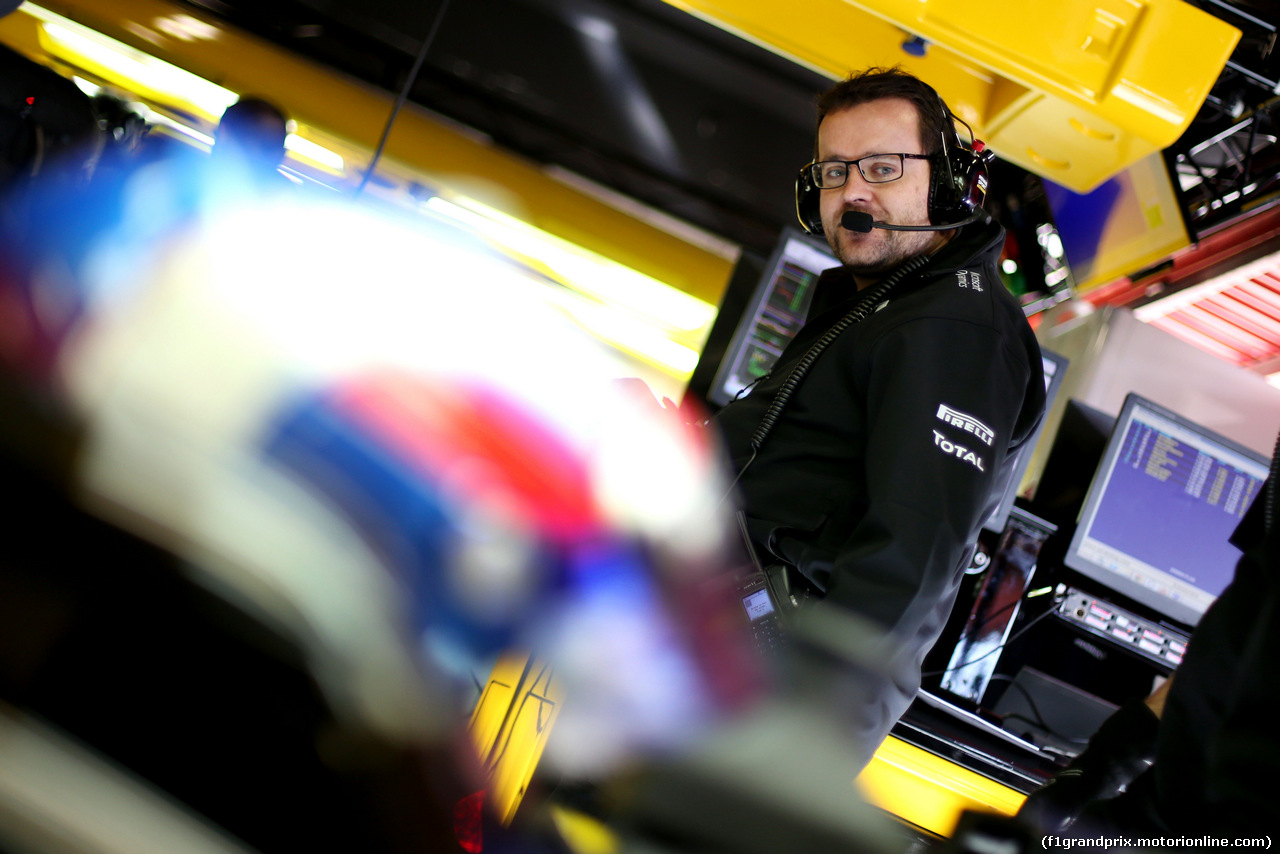 TEST F1 BARCELLONA 3 MARZO, Julien Simon-Chautemps (FRA), Renault Sport F1 Team 
03.03.2016.