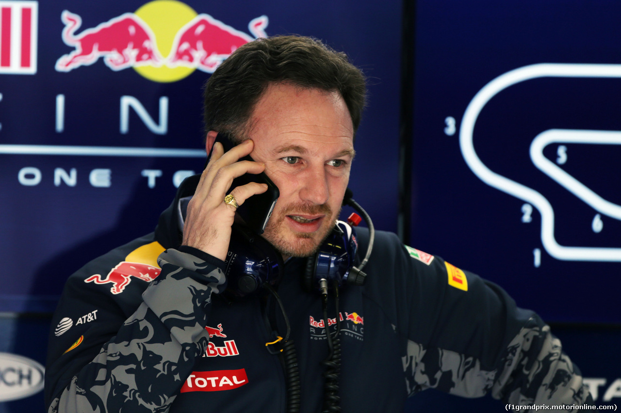 TEST F1 BARCELLONA 3 MARZO, Christian Horner (GBR) Red Bull Racing Team Principal.
03.03.2016.