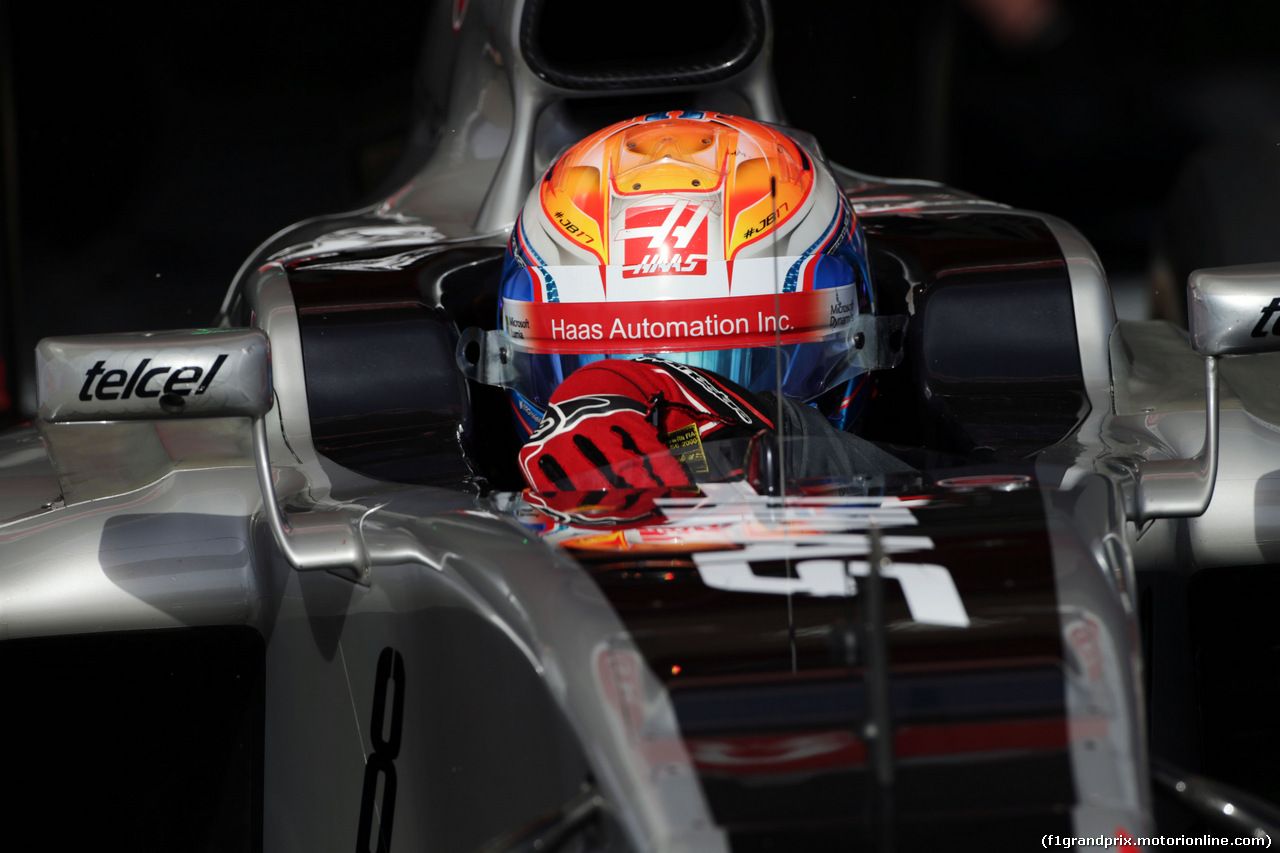 TEST F1 BARCELLONA 3 MARZO, Romain Grosjean (FRA) Haas F1 Team VF-16.
03.03.2016.