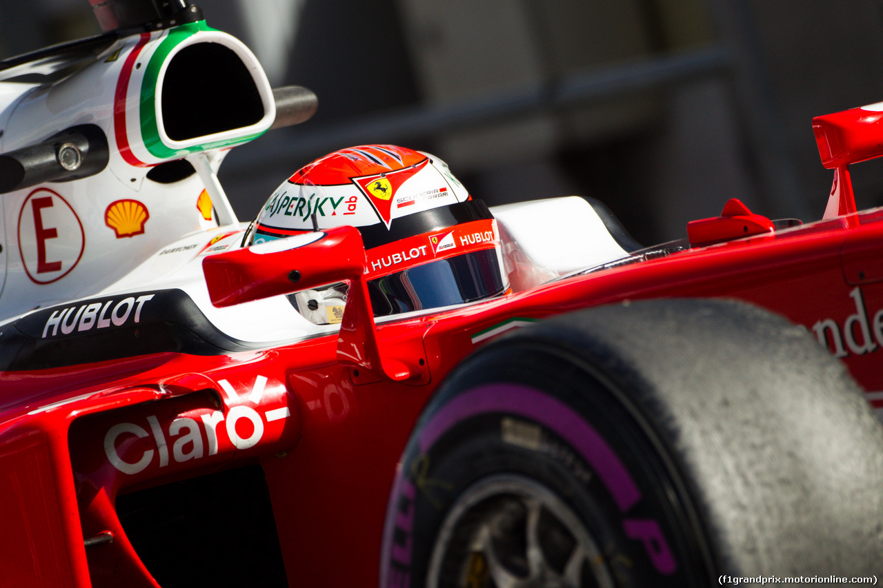 TEST F1 BARCELLONA 3 MARZO, Kimi Raikkonen (FIN) Ferrari SF16-H.
03.03.2016.
