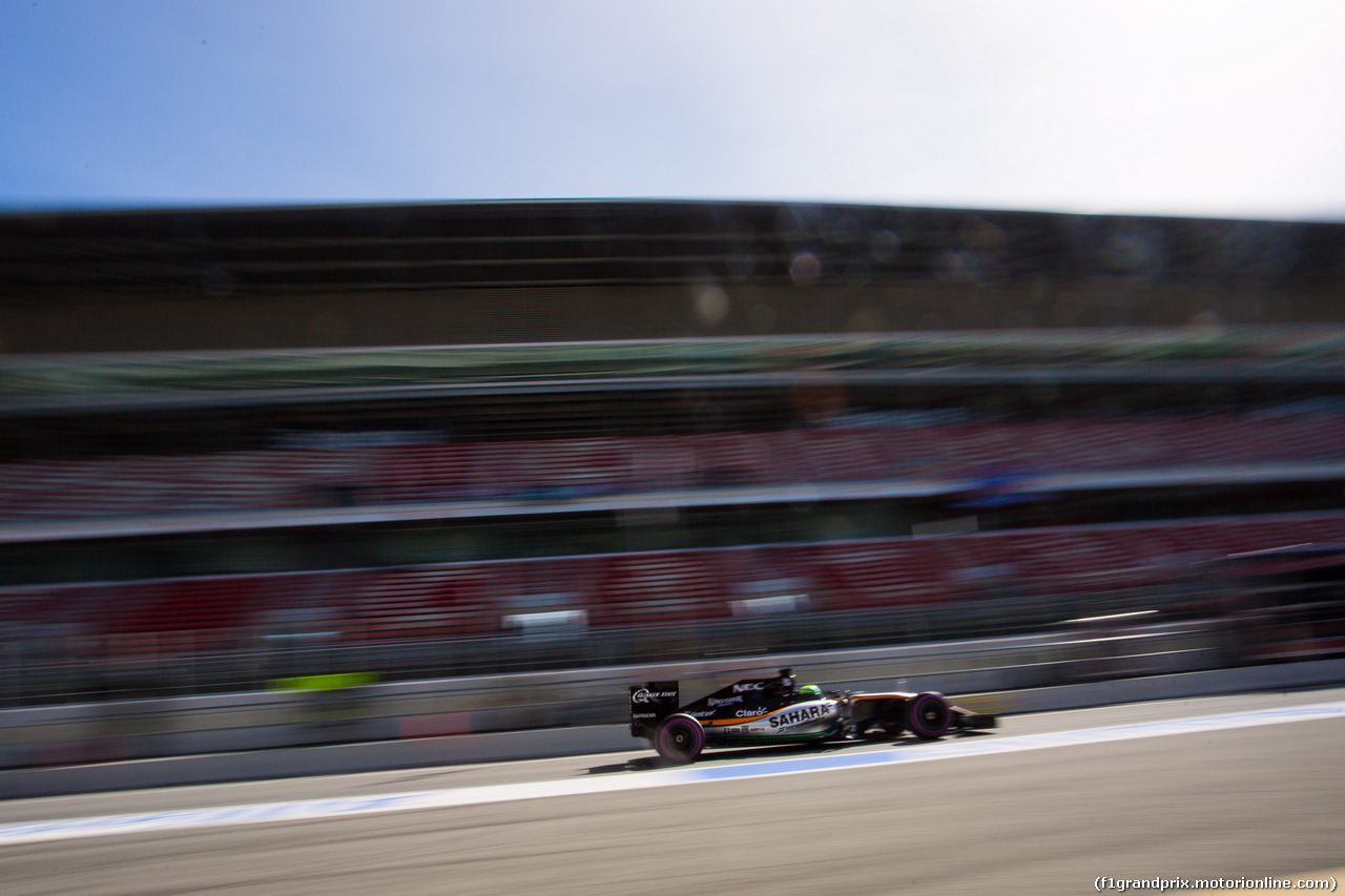 TEST F1 BARCELLONA 3 MARZO, Nico Hulkenberg (GER) Sahara Force India F1 VJM09.
03.03.2016.