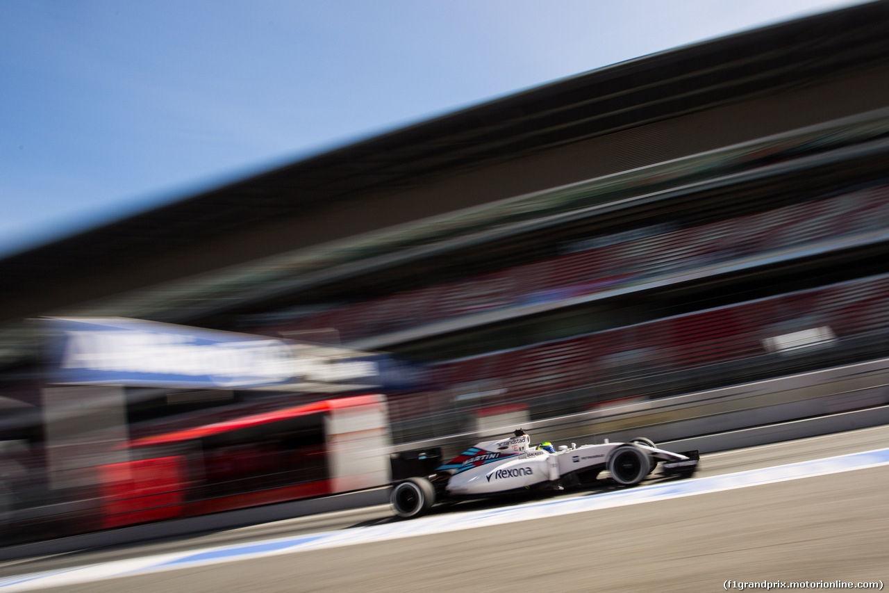TEST F1 BARCELLONA 3 MARZO, Felipe Massa (BRA) Williams FW38.
03.03.2016.