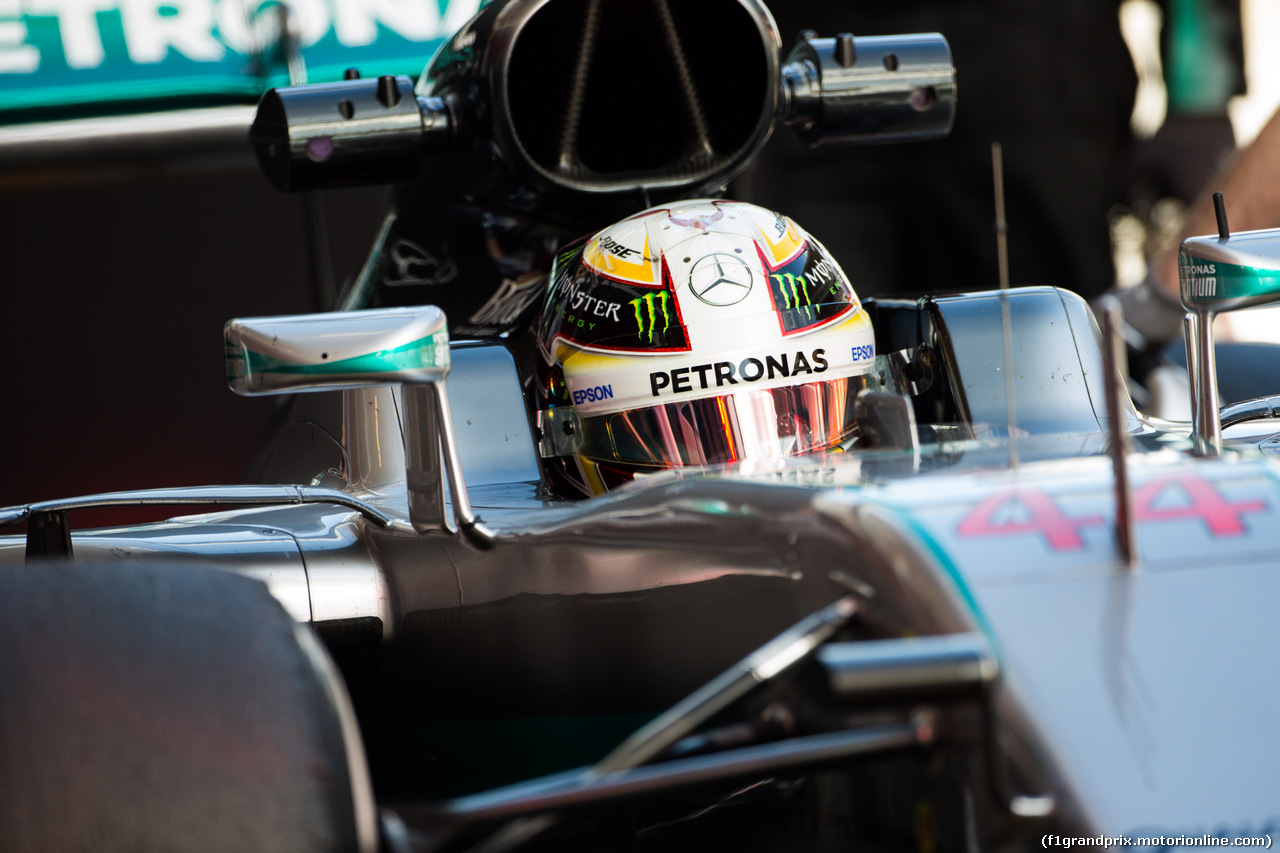 TEST F1 BARCELLONA 3 MARZO, Lewis Hamilton (GBR) Mercedes AMG F1 W07 Hybrid.
03.03.2016.