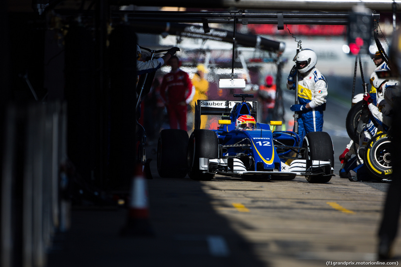 TEST F1 BARCELLONA 3 MARZO, Felipe Nasr (BRA) Sauber C35.
03.03.2016.