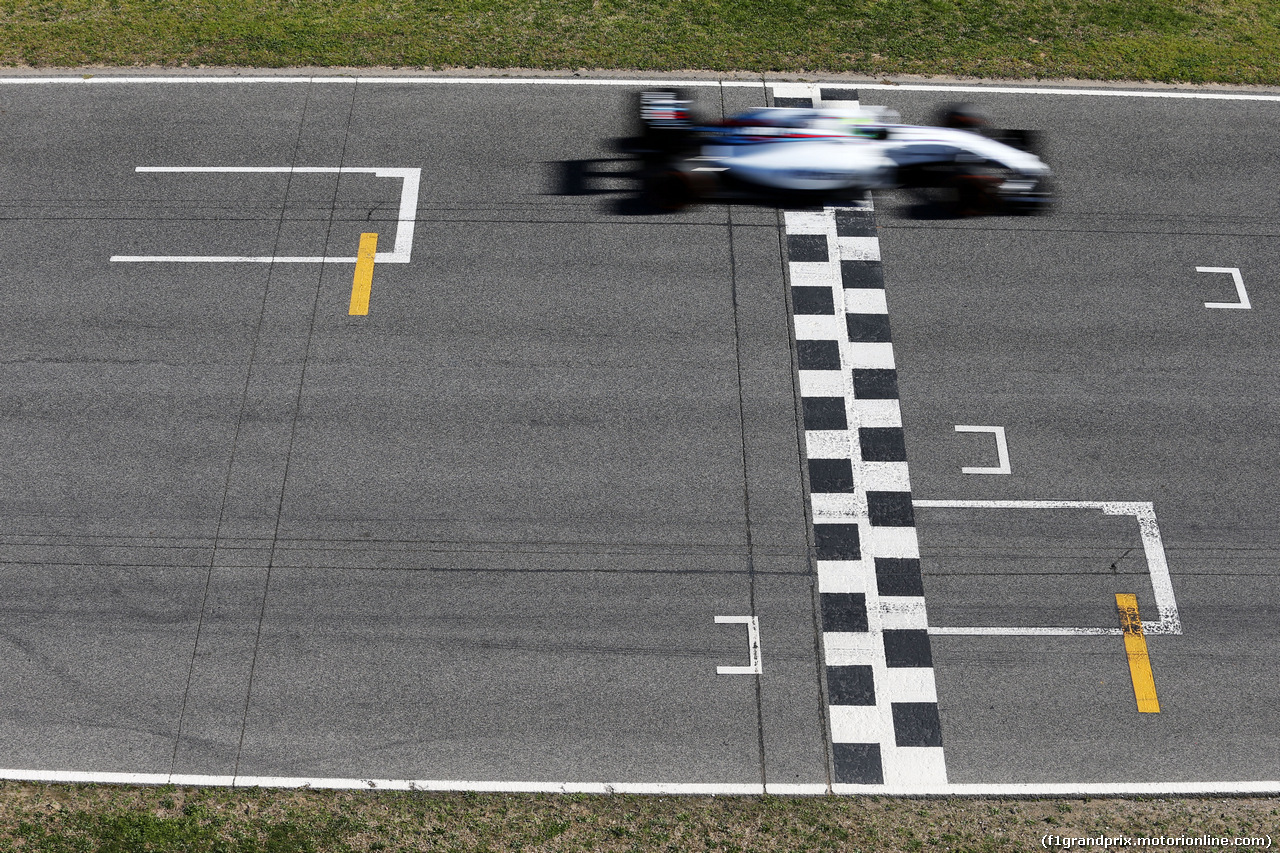 TEST F1 BARCELLONA 3 MARZO, Felipe Massa (BRA) Williams FW38.
03.03.2016.