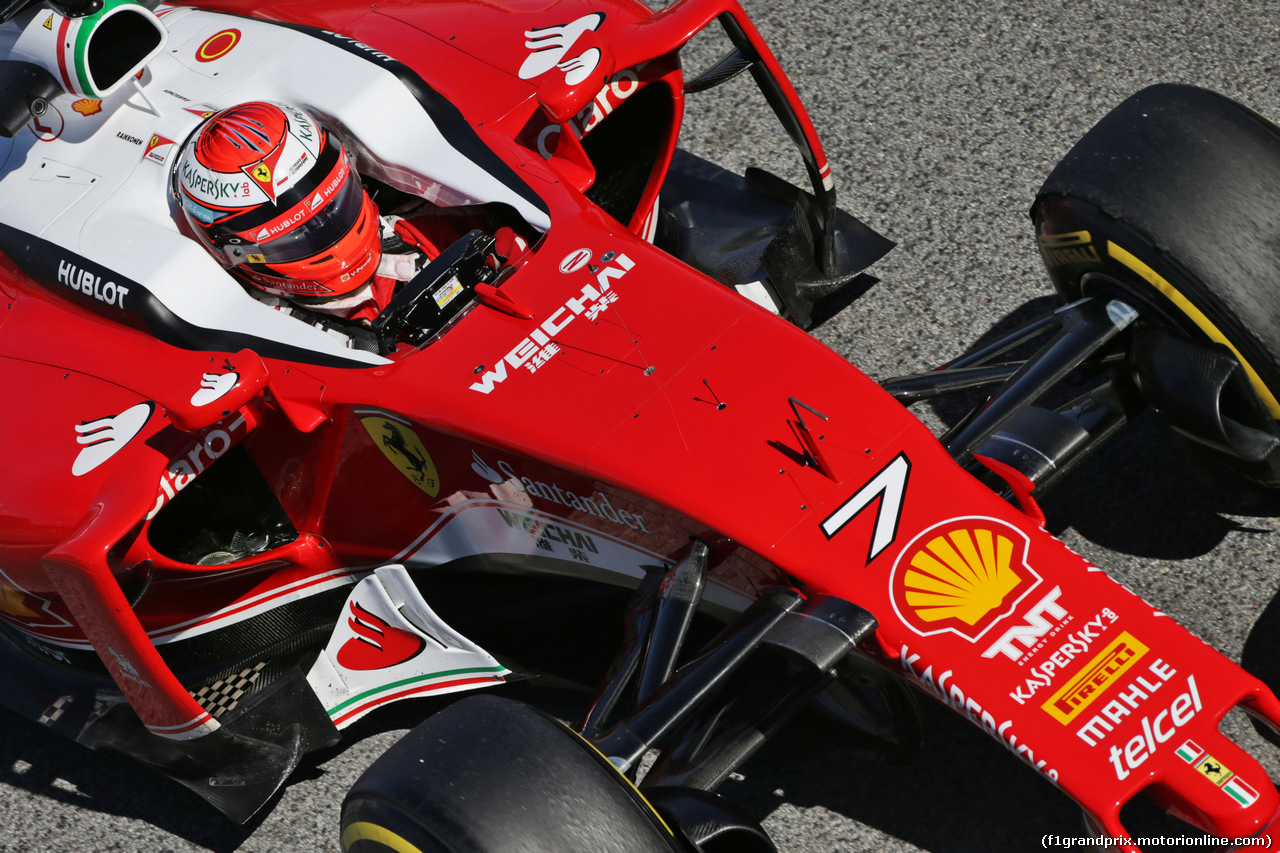 TEST F1 BARCELLONA 3 MARZO, Kimi Raikkonen (FIN) Ferrari SF16-H.
03.03.2016.