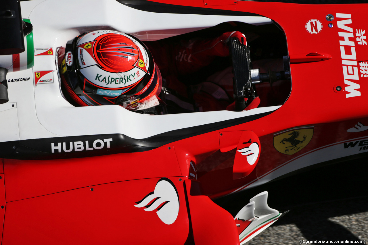 TEST F1 BARCELLONA 3 MARZO, Kimi Raikkonen (FIN) Ferrari SF16-H.
03.03.2016.