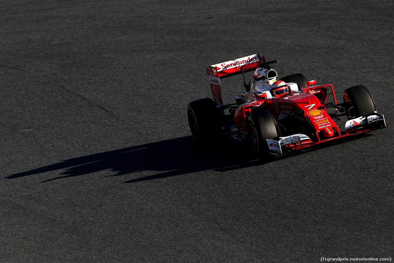 TEST F1 BARCELLONA 3 MARZO, Kimi Raikkonen (FIN), Ferrari 
03.03.2016.