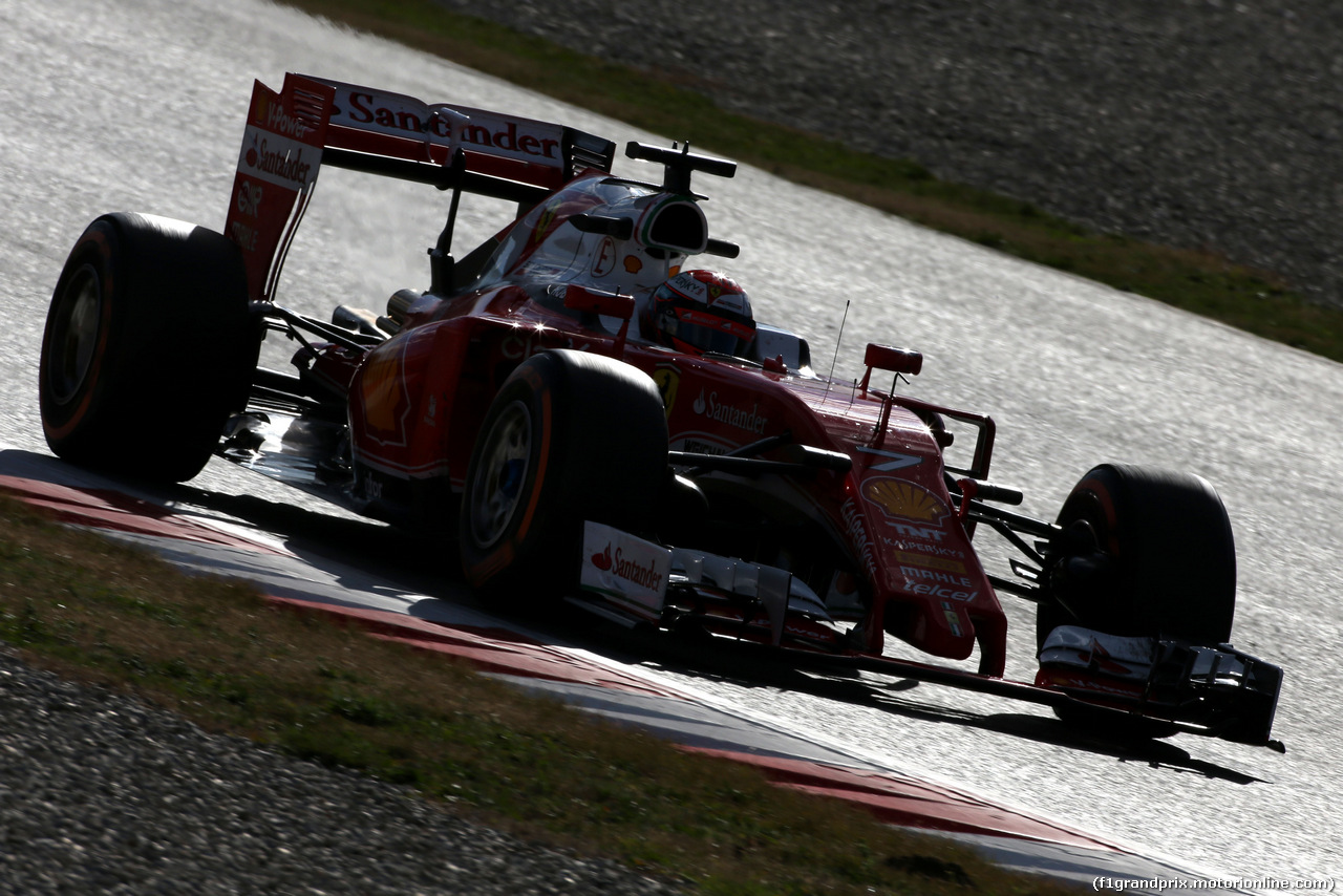 TEST F1 BARCELLONA 3 MARZO, Kimi Raikkonen (FIN), Ferrari 
03.03.2016.
