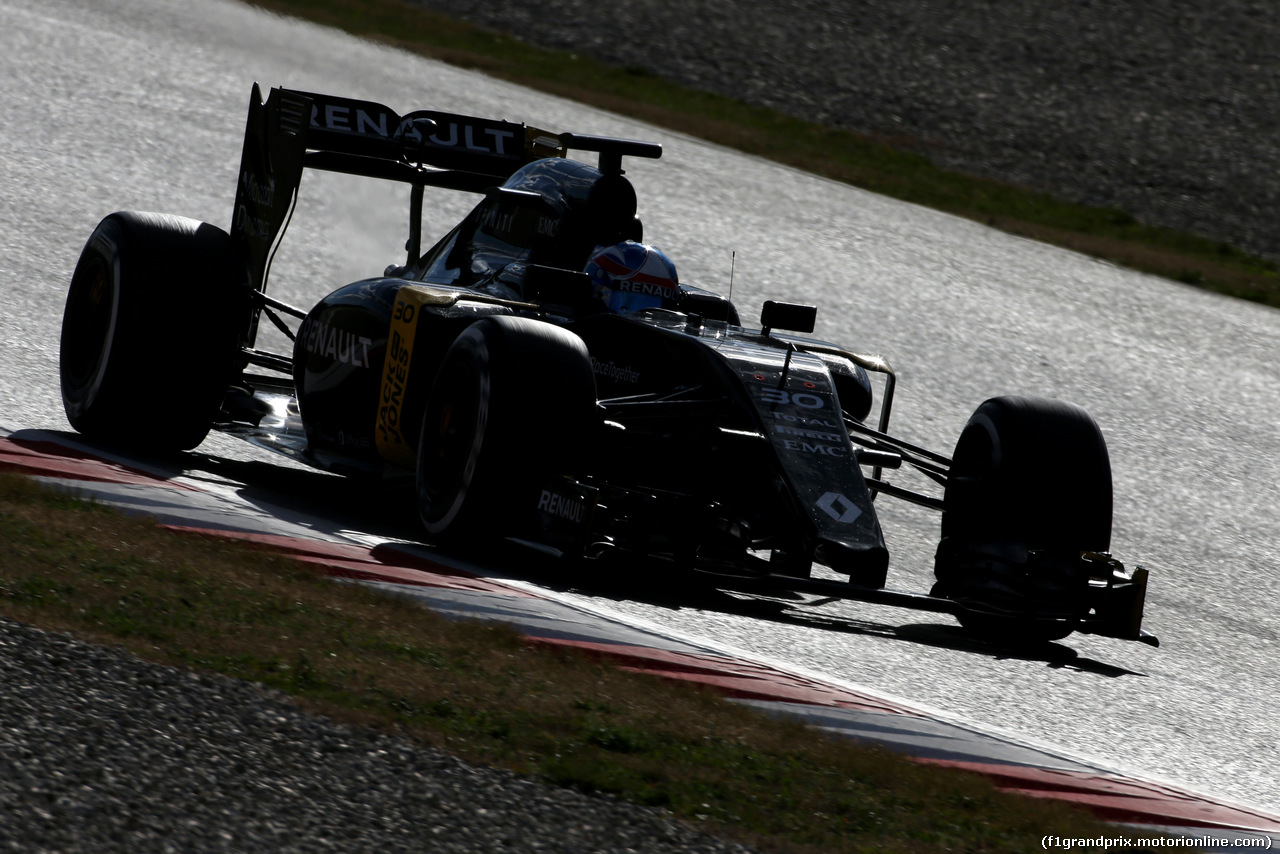 TEST F1 BARCELLONA 3 MARZO, Jolyon Palmer (GBR), Renault Sport F1 Team 
03.03.2016.