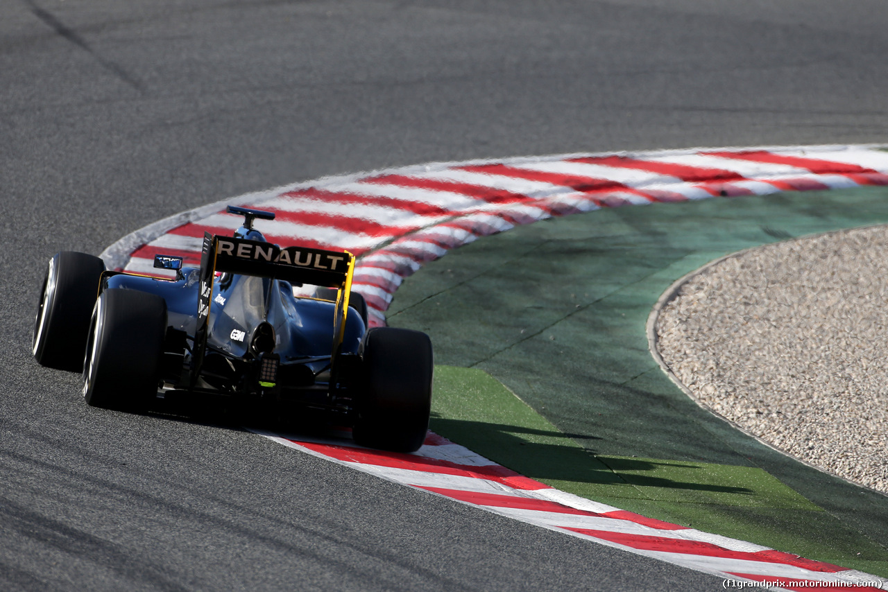 TEST F1 BARCELLONA 3 MARZO, Jolyon Palmer (GBR), Renault Sport F1 Team 
03.03.2016.