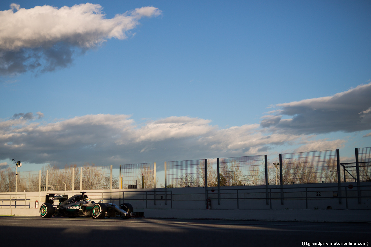 TEST F1 BARCELLONA 3 MARZO, Lewis Hamilton (GBR) Mercedes AMG F1 W07 Hybrid.
03.03.2016.