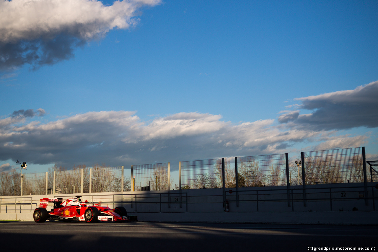 TEST F1 BARCELLONA 3 MARZO, Kimi Raikkonen (FIN) Ferrari SF16-H.
03.03.2016.