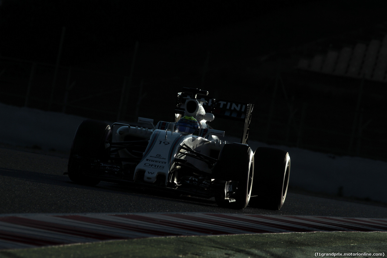 TEST F1 BARCELLONA 3 MARZO, Felipe Massa (BRA) Williams F1 Team FW38
