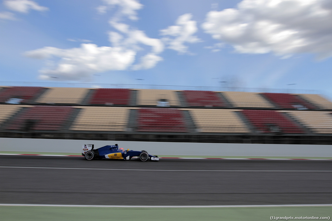TEST F1 BARCELLONA 3 MARZO, Felipe Nasr (BRA) Sauber C35