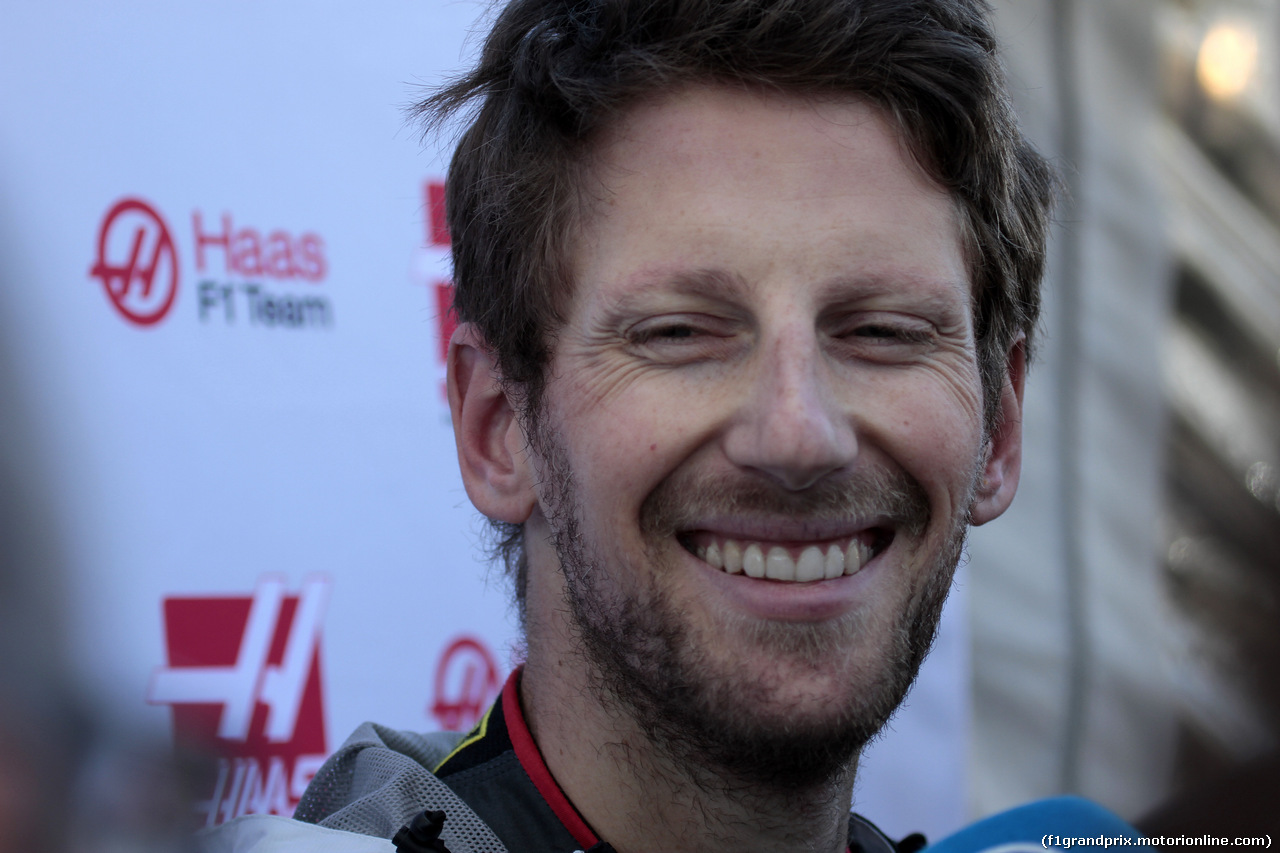 TEST F1 BARCELLONA 3 MARZO, Romain Grosjean (FRA) Haas F1 Team VF-16