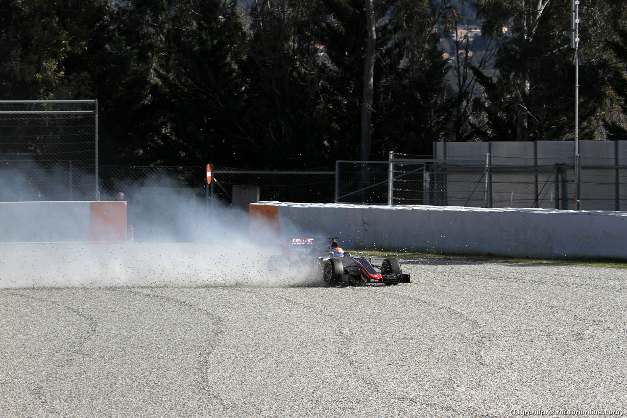 TEST F1 BARCELLONA 3 MARZO, Romain Grosjean (FRA) Haas F1 Team VF-16