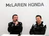 TEST F1 BARCELLONA 4 MARZO, (L to R): Eric Boullier (FRA) McLaren Racing Director with Yusuke Hasegawa (JPN) Head of Honda F1 Programme.
04.03.2016.