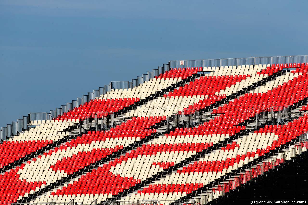 TEST F1 BARCELLONA 4 MARZO, An empty grandstand.
04.03.2016.