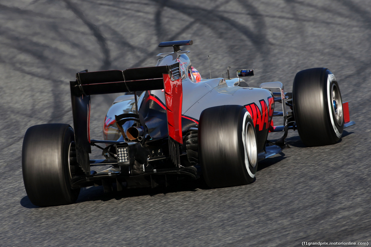 TEST F1 BARCELLONA 4 MARZO, Romain Grosjean (FRA) Haas F1 Team VF-16.
04.03.2016.