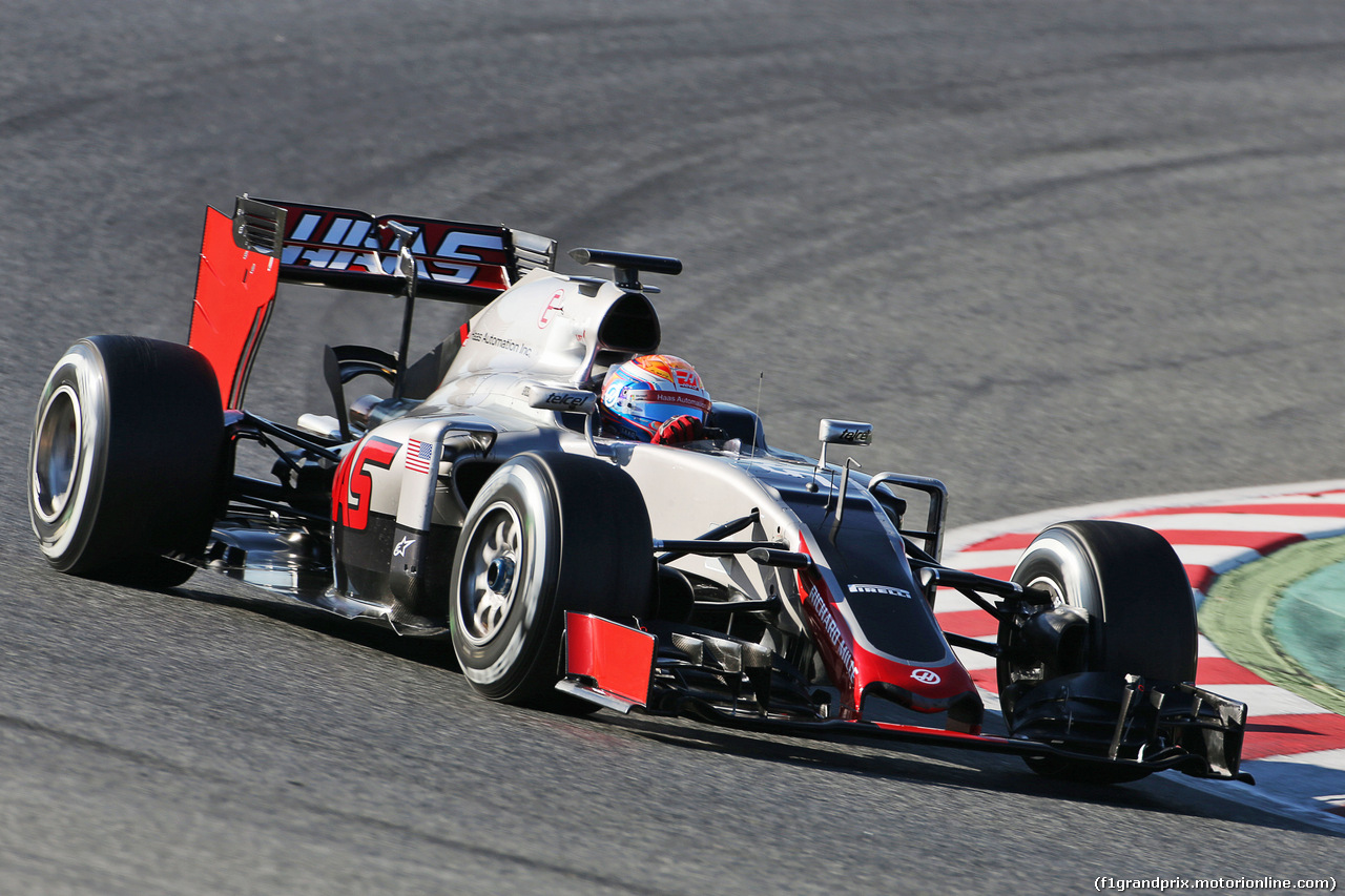 TEST F1 BARCELLONA 4 MARZO, Romain Grosjean (FRA) Haas F1 Team VF-16.
04.03.2016.