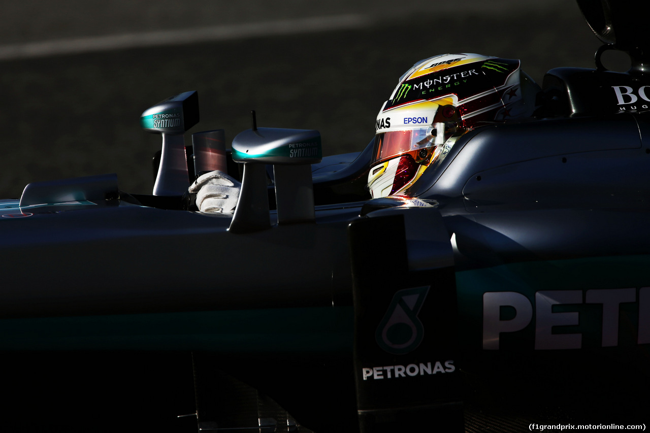 TEST F1 BARCELLONA 4 MARZO, Lewis Hamilton (GBR) Mercedes AMG F1 W07 Hybrid.
04.03.2016.