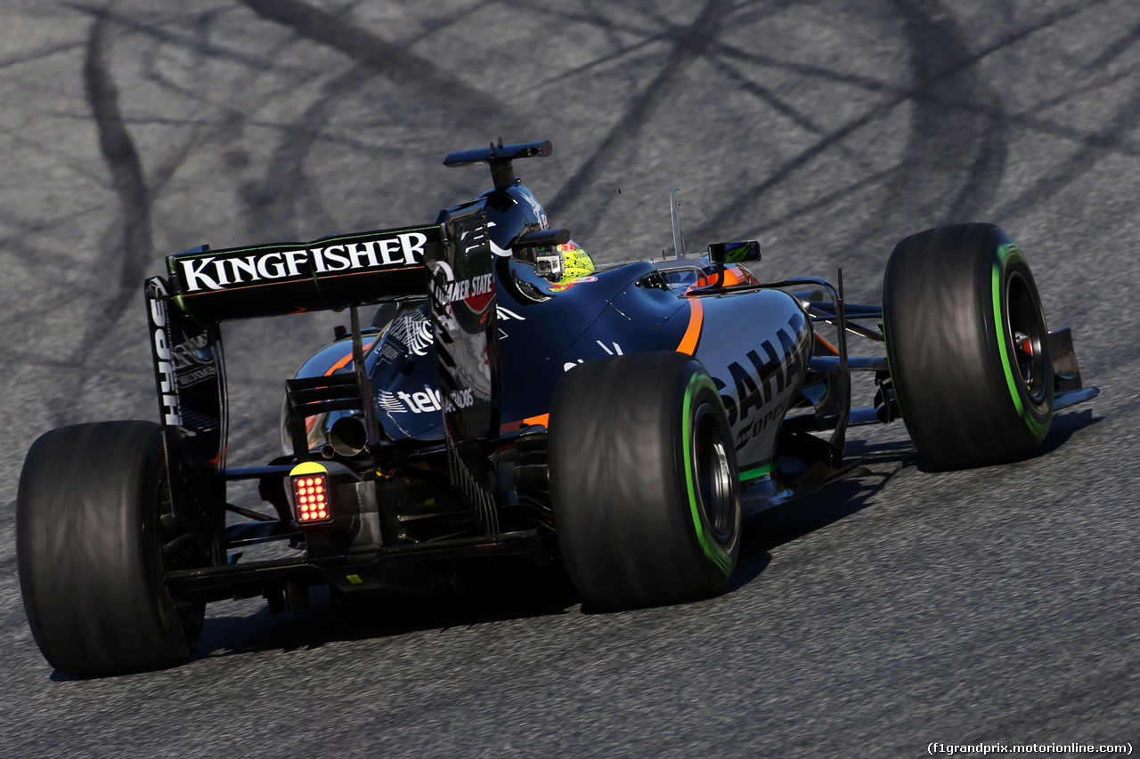 TEST F1 BARCELLONA 4 MARZO, Sergio Perez (MEX) Sahara Force India F1 VJM09.
04.03.2016.