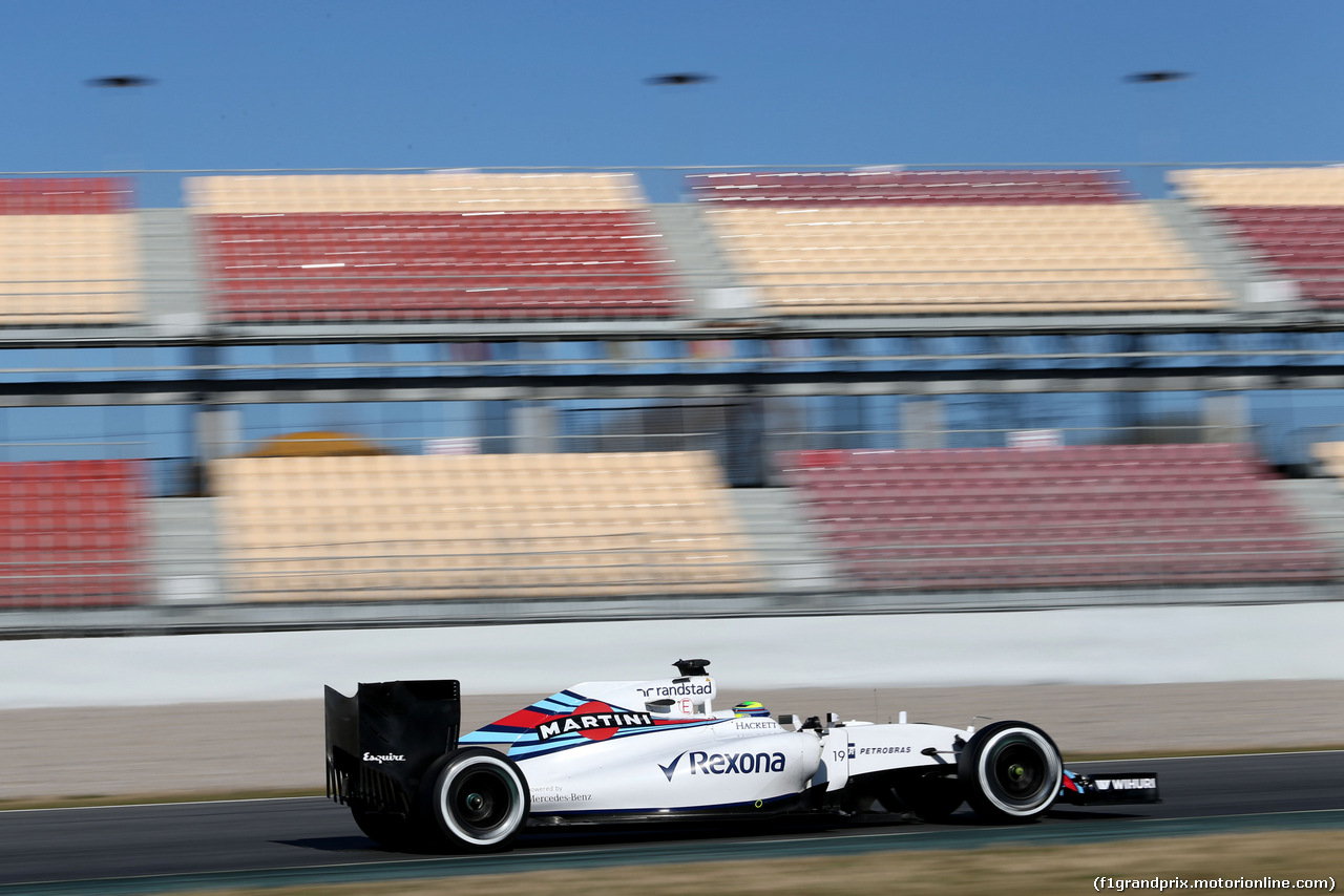 TEST F1 BARCELLONA 4 MARZO, Felipe Massa (BRA), Williams F1 Team 
04.03.2016.