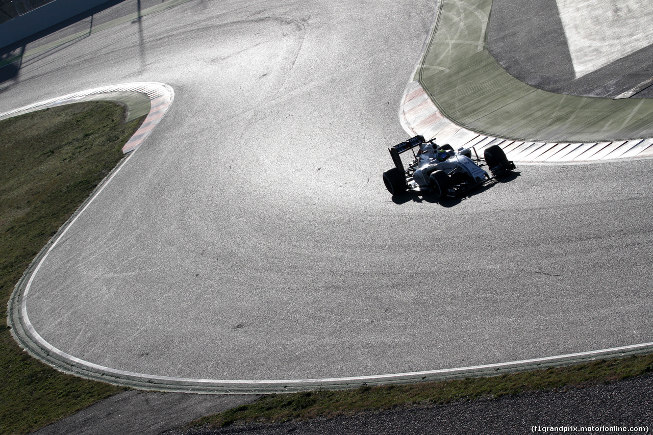 TEST F1 BARCELLONA 4 MARZO, Felipe Massa (BRA) Williams F1 Team FW38