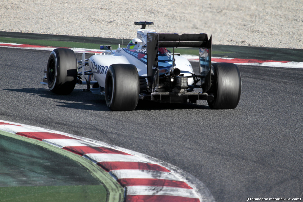 TEST F1 BARCELLONA 4 MARZO, Felipe Massa (BRA) Williams F1 Team FW38