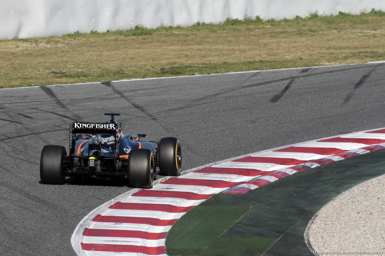 TEST F1 BARCELLONA 4 MARZO, Sergio Perez (MEX) Sahara Force India F1 Team VJM09