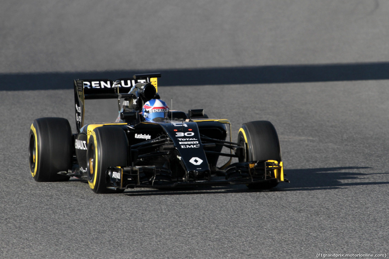 TEST F1 BARCELLONA 4 MARZO, Jolyon Palmer (GBR) Renault F1 Team driver