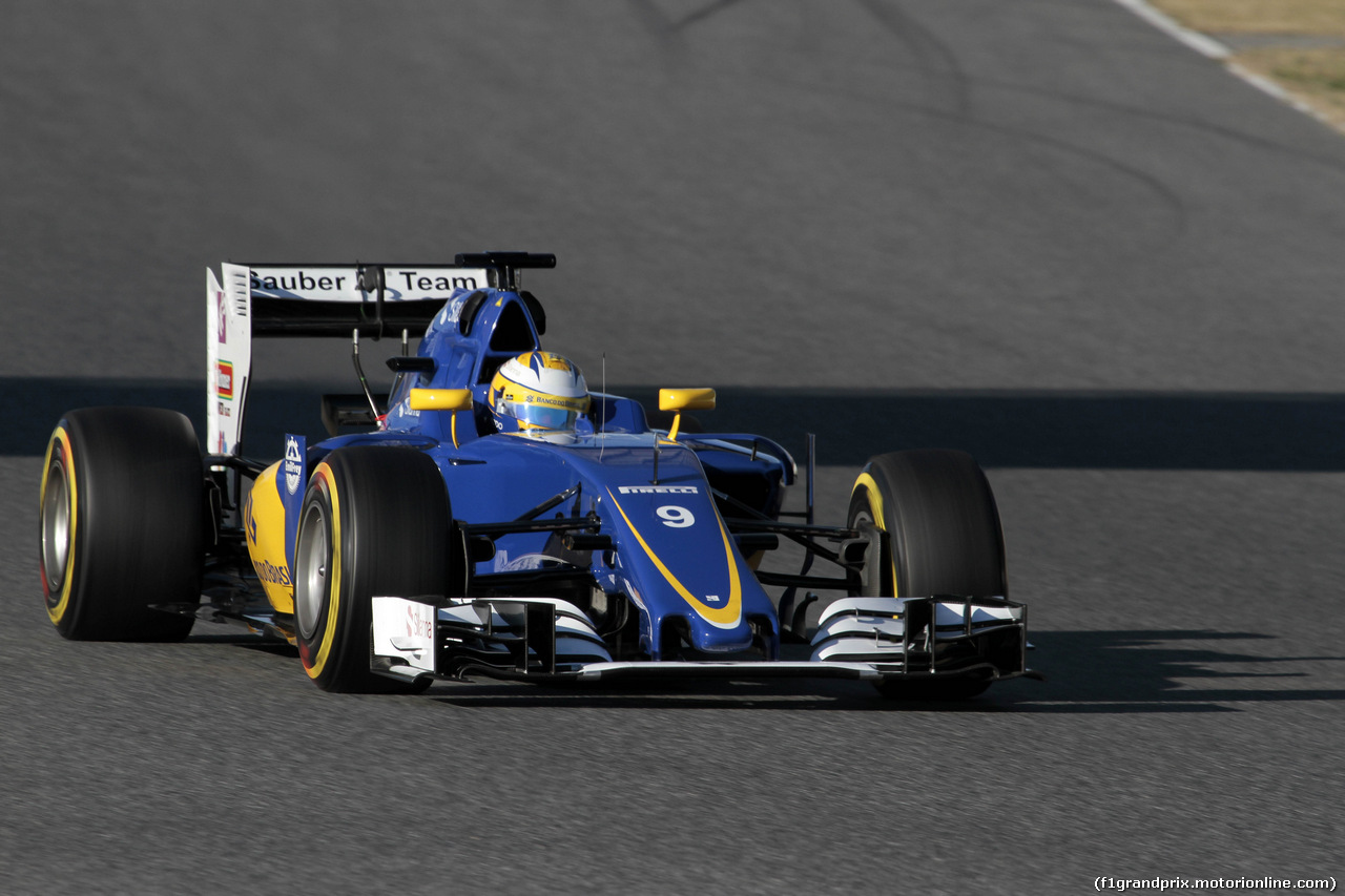 TEST F1 BARCELLONA 4 MARZO, Marcus Ericsson (SUE) Sauber C35