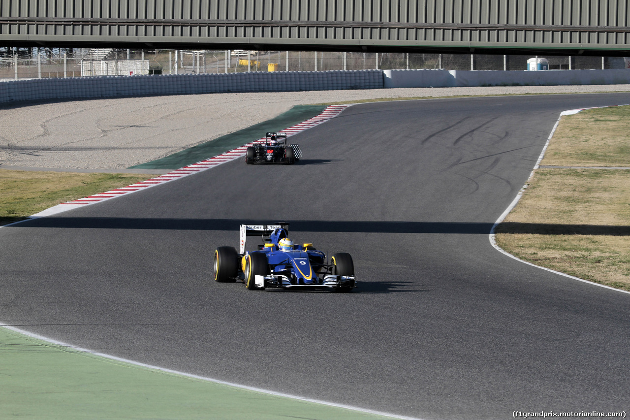 TEST F1 BARCELLONA 4 MARZO, Marcus Ericsson (SUE) Sauber C35