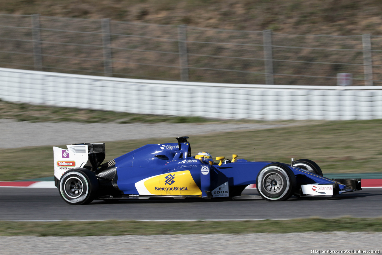 TEST F1 BARCELLONA 4 MARZO, Marcus Ericsson (SUE) Sauber C35