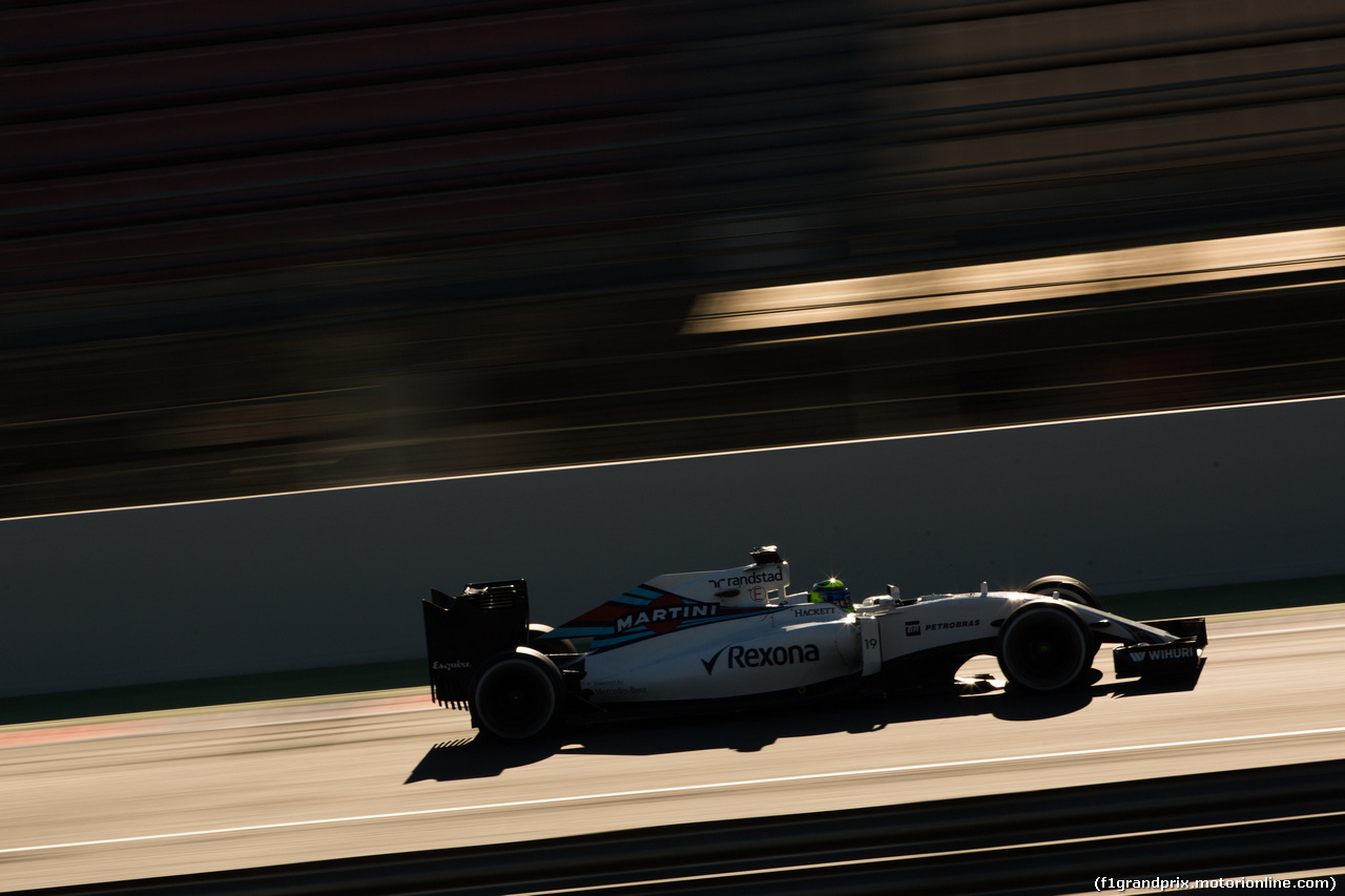 TEST F1 BARCELLONA 4 MARZO, Felipe Massa (BRA) Williams FW38.
04.03.2016.