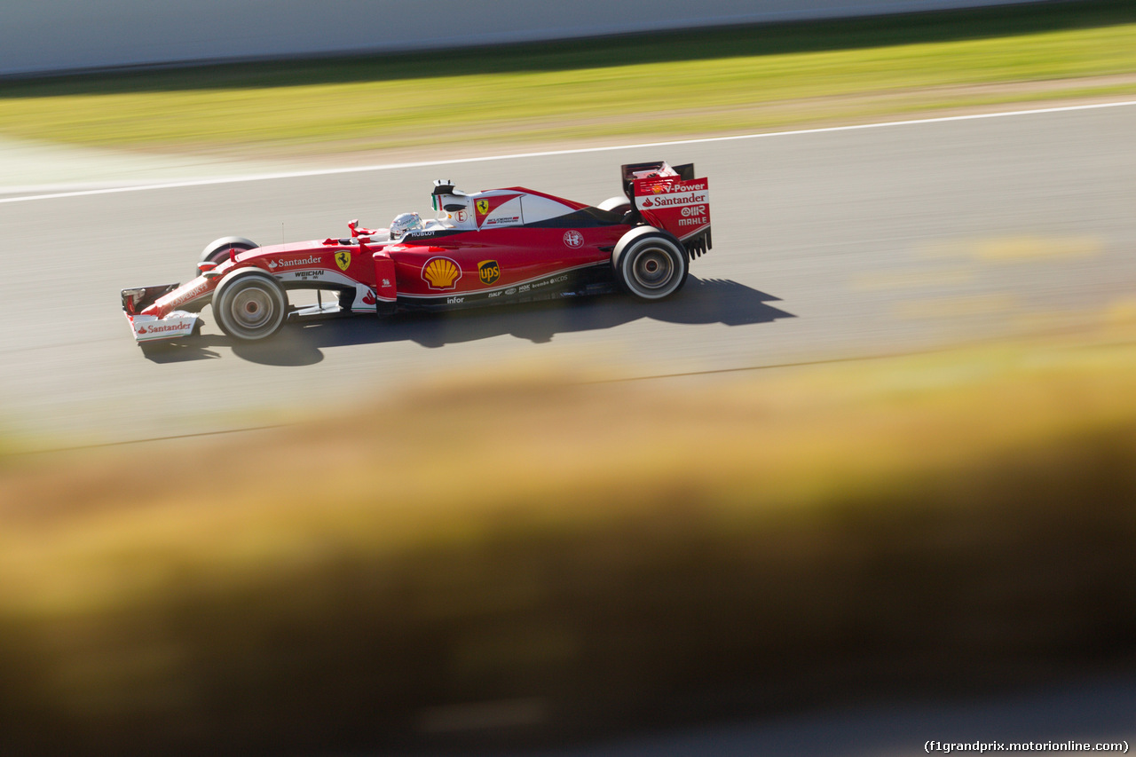 TEST F1 BARCELLONA 4 MARZO, Sebastian Vettel (GER) Ferrari SF16-H.
04.03.2016.