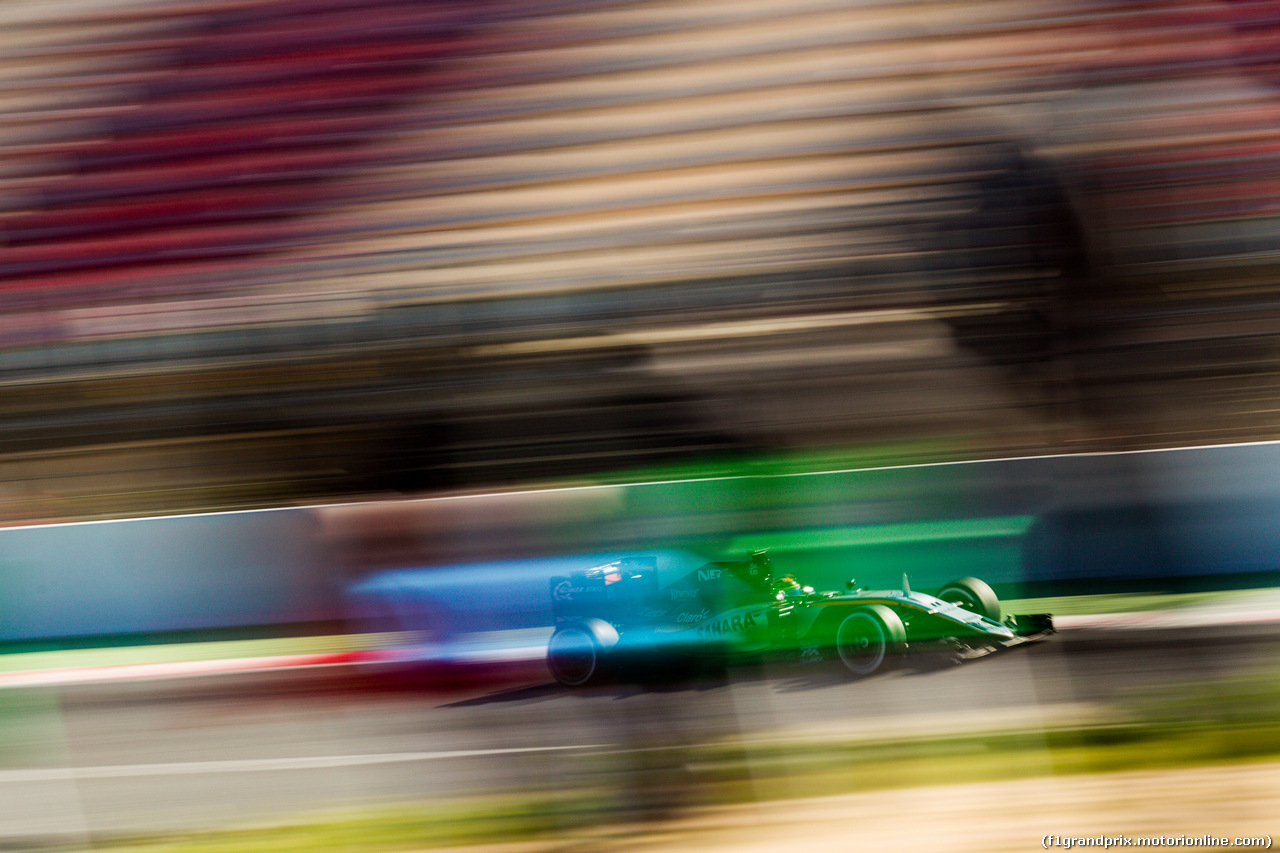 TEST F1 BARCELLONA 4 MARZO, Sergio Perez (MEX) Sahara Force India F1 VJM09.
04.03.2016.