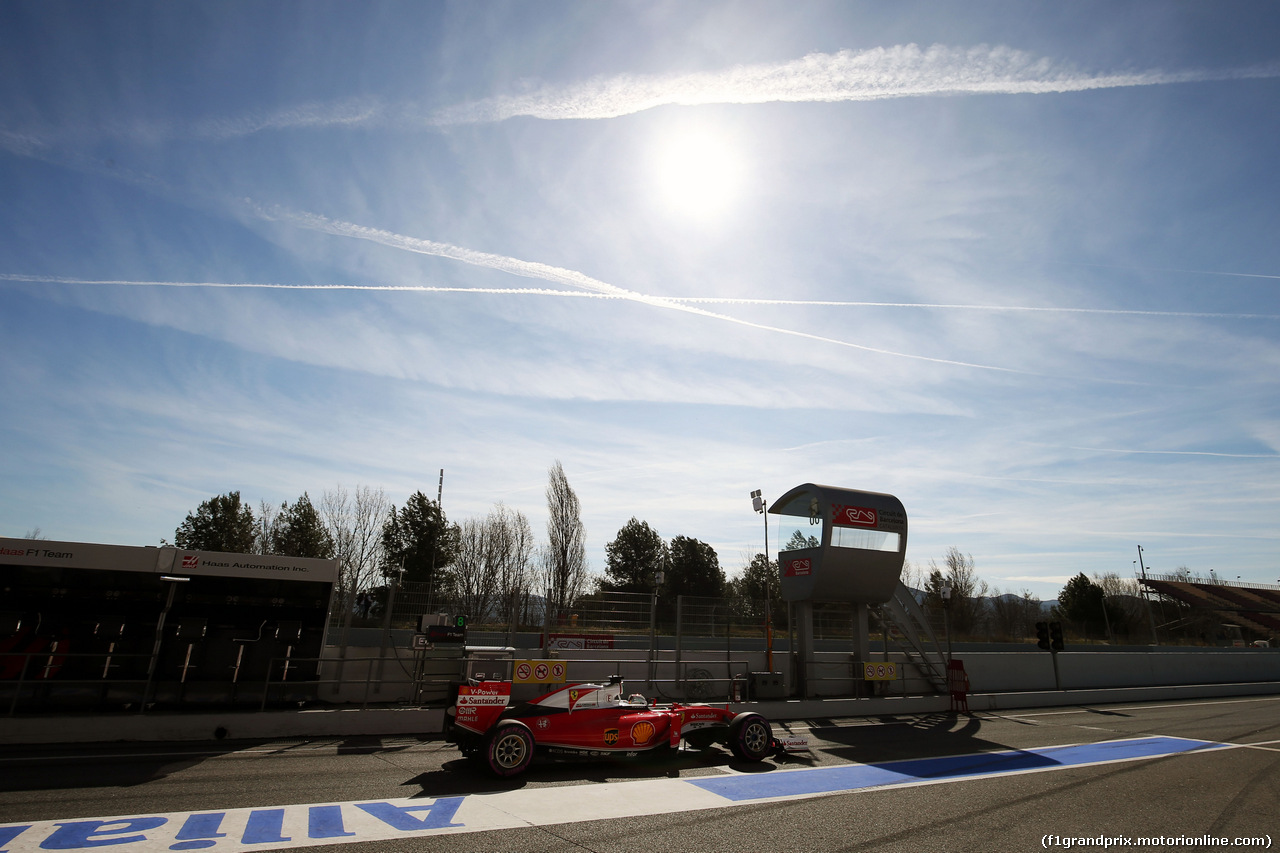 TEST F1 BARCELLONA 4 MARZO, Sebastian Vettel (GER) Ferrari SF16-H.
04.03.2016.