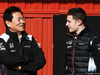 TEST F1 BARCELLONA 4 MARZO, (L to R): Yasuhisa Arai (JPN) Honda Motorsport Chief Officer with Stoffel Vandoorne (BEL) McLaren Test e Reserve Driver.
04.03.2016.