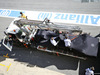 TEST F1 BARCELLONA 4 MARZO, The Mercedes AMG F1 W07 Hybrid of Lewis Hamilton (GBR) Mercedes AMG F1 is recovered back to the pits on the back of a truck.
04.03.2016.