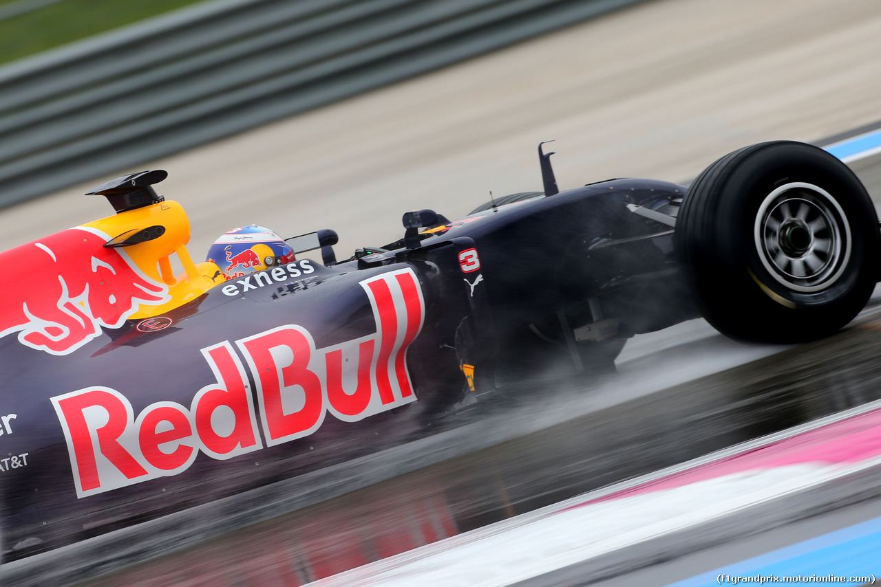 TEST F1 PIRELLI 25 GENNAIO PAUL RICARD, Daniel Ricciardo (AUS), Red Bull Racing 
25.01.2016.