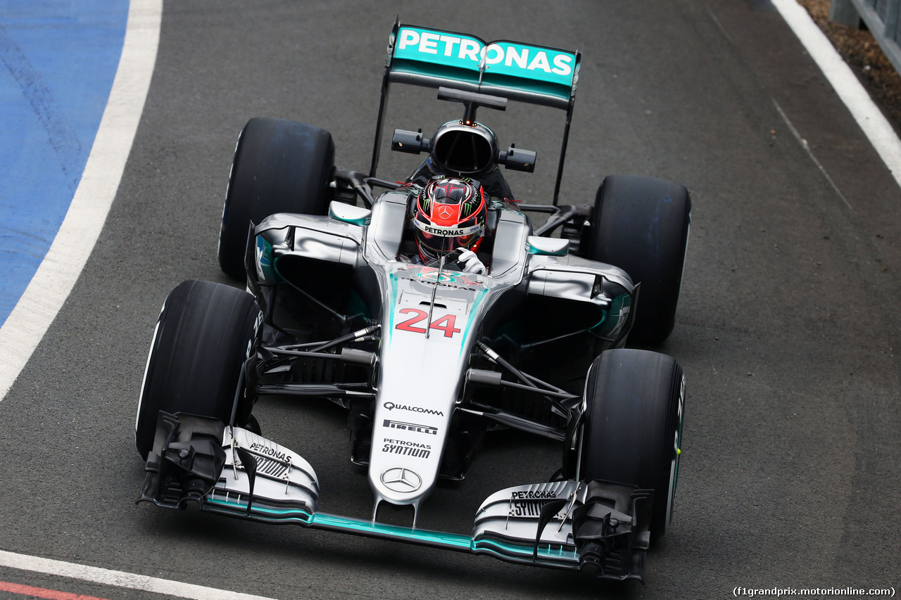 TEST F1 SILVERSTONE 12 LUGLIO, Pascal Wehrlein (GER) Mercedes AMG F1 W05 Hybrid Test Driver.
12.07.2016.