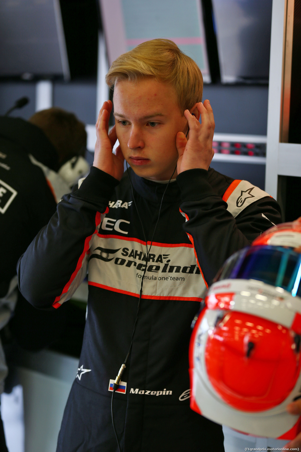 TEST F1 SILVERSTONE 12 LUGLIO, Nikita Mazepin (RUS) Sahara Force India F1 Team Development Driver.
12.07.2016.