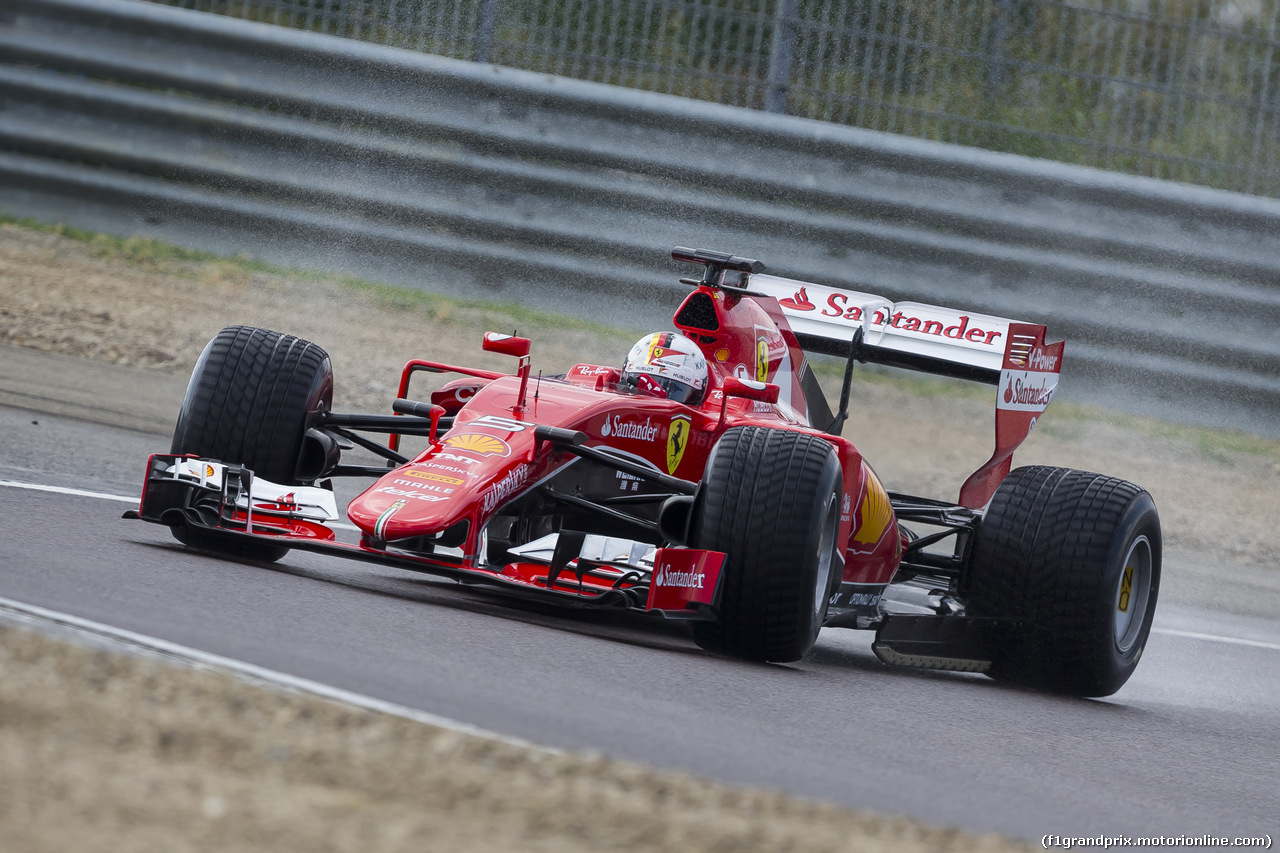 TEST FIORANO FERRARI E PIRELLI 1-2 AGOSTO, Sebastian Vettel (GER) tests the 2017 spec Pirelli.