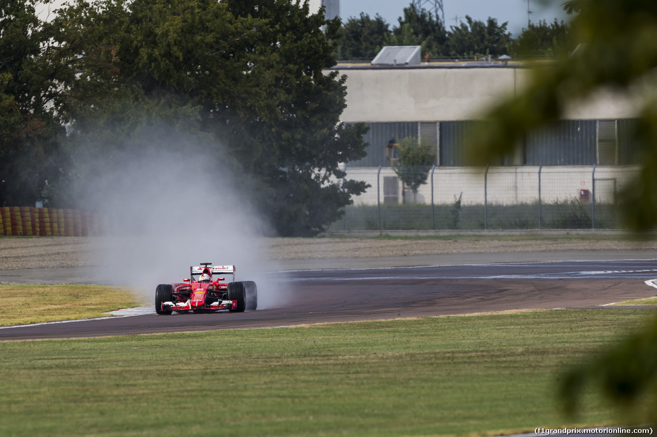 TEST FIORANO FERRARI E PIRELLI 1-2 AGOSTO, Sebastian Vettel (GER) tests the 2017 spec Pirelli.
