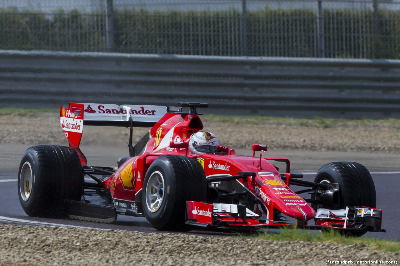 TEST FIORANO FERRARI E PIRELLI 1-2 AGOSTO, Sebastian Vettel (GER) tests the 2017 spec Pirelli.
