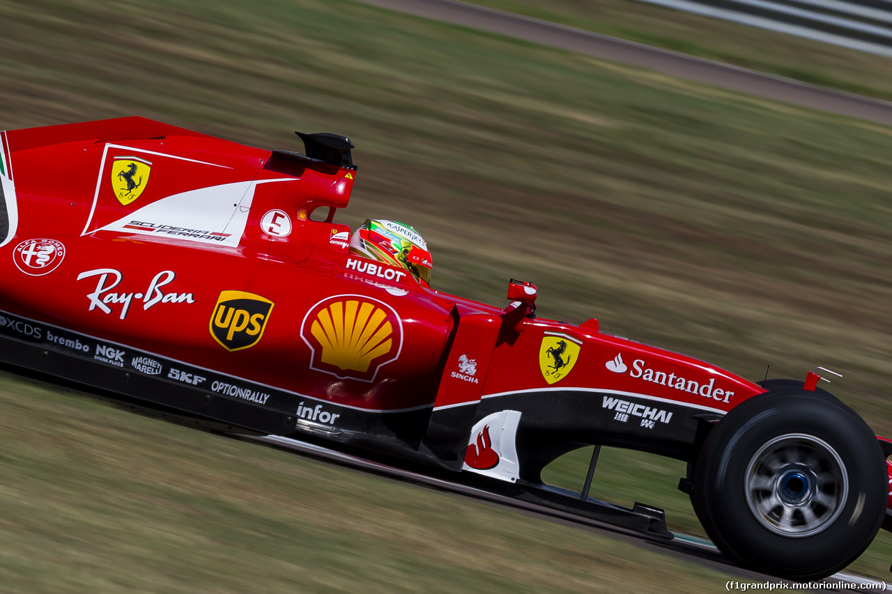 TEST FIORANO FERRARI E PIRELLI 1-2 AGOSTO, Esteban Gutierrez (MEX) tests the 2017 spec Pirelli.