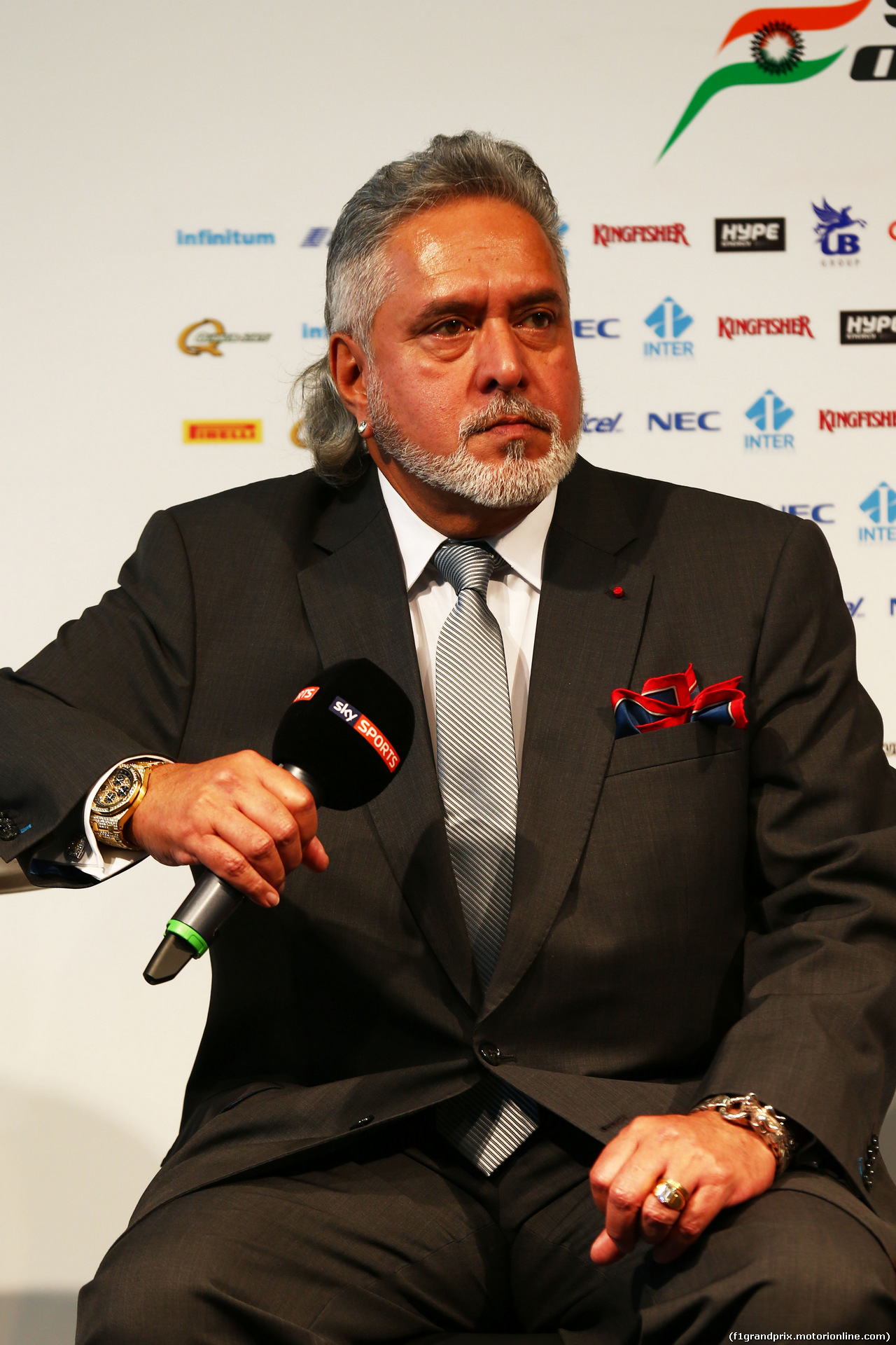 FORCE INDIA VJM10, Dr. Vijay Mallya (IND) Sahara Force India F1 Team Owner.
22.02.2017.