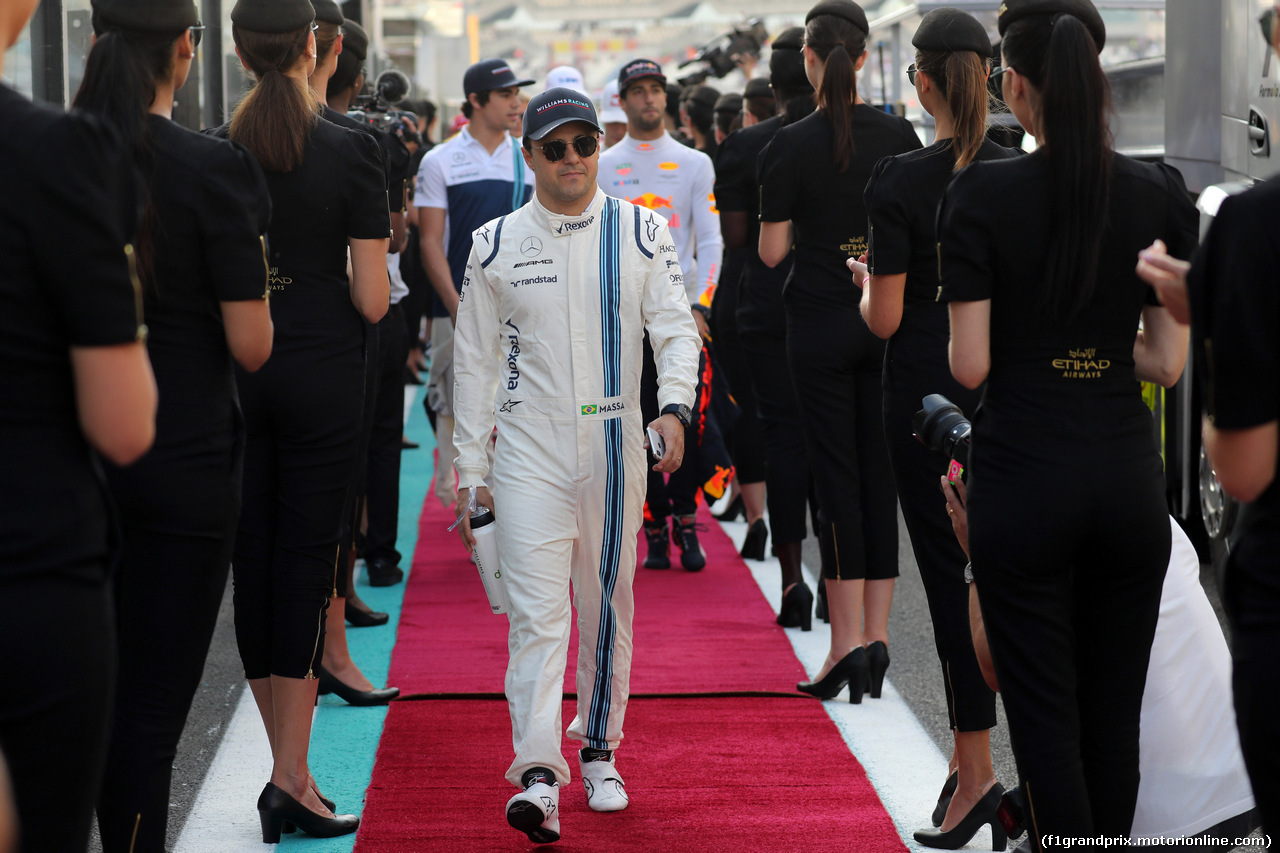 GP ABU DHABI, 26.11.2017 - Felipe Massa (BRA) Williams FW40